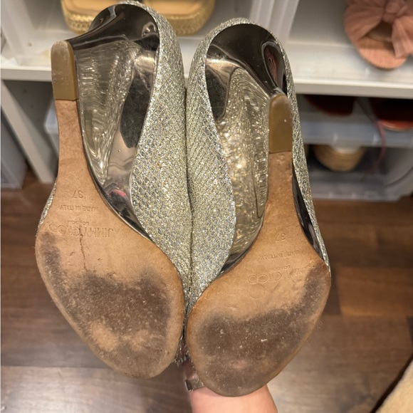 Jimmy Choo Sparkle Wedges - Picture 4 of 5